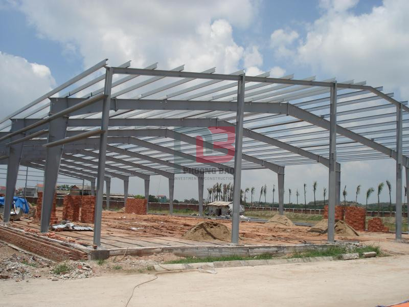 Thiết kế nhà xưởng khung thép tiền chế