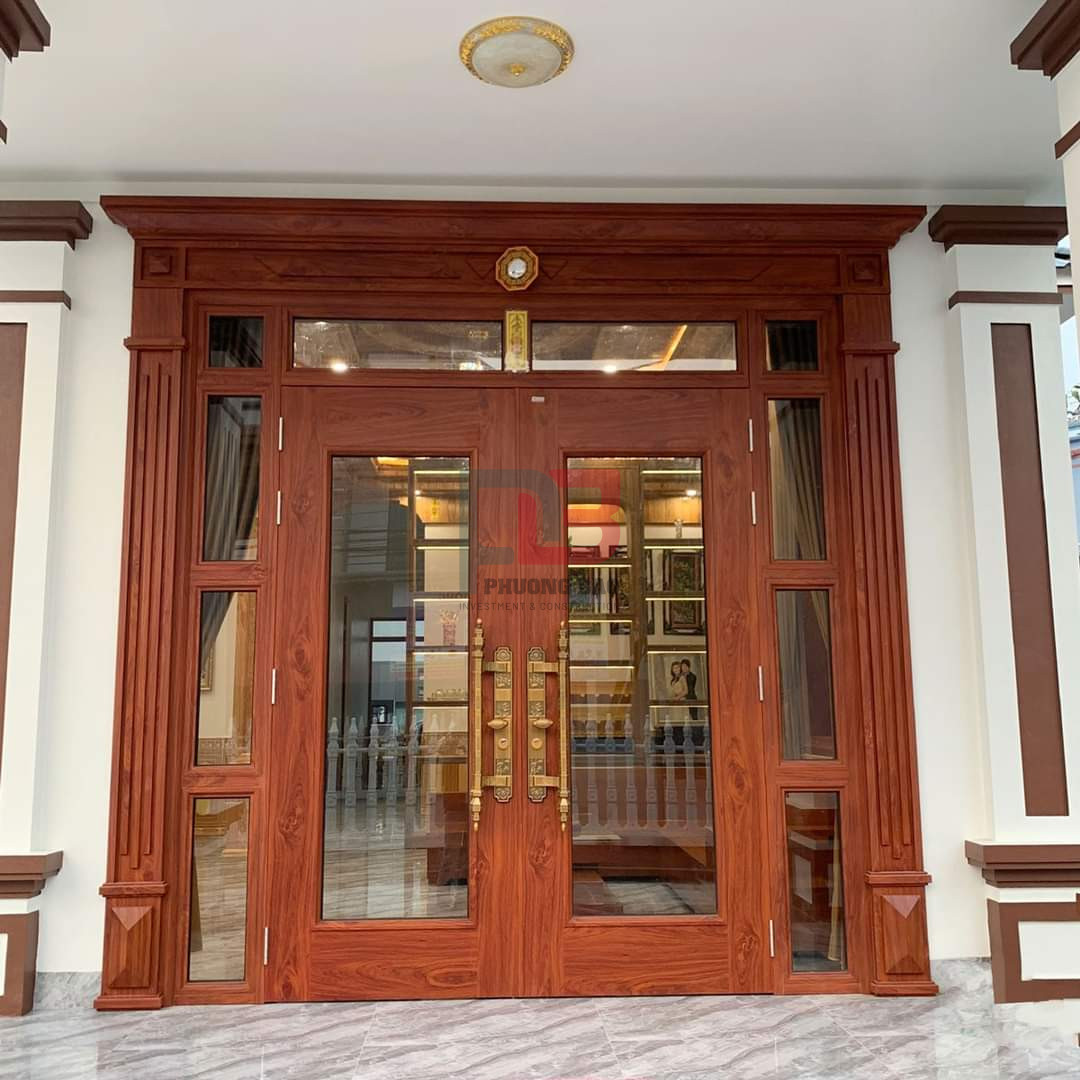 Bố trí cửa chính, bếp, phòng ngủ