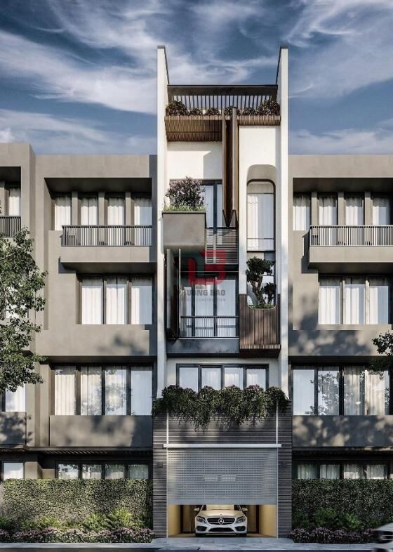 xây nhà phố 4 tầng Thủ Đức